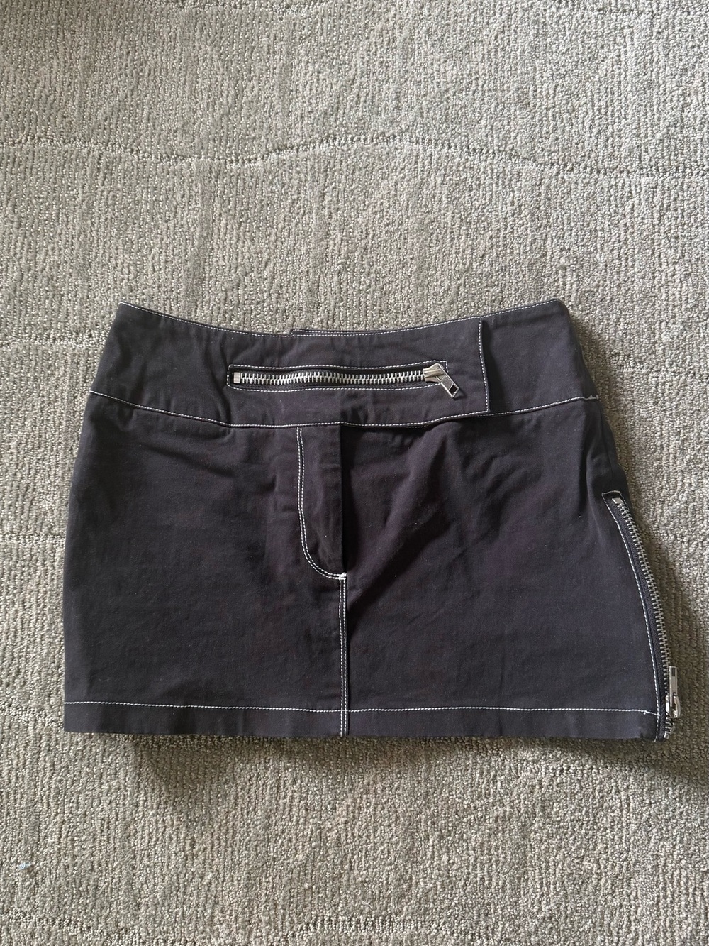 BY.DYLN Vaeda Y2K Black Mini Skirt Sz XS Moto, grunge, punk style skirt